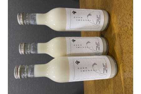 M107　わかやま山東のどぶろく甘口２本、辛口１本飲み比べセット