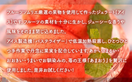アイス いちご あまおう ジェラート 1000ml アイス