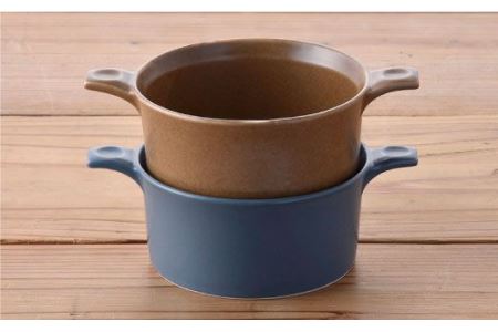【波佐見焼】オーブンウェア ココット ペアセット（2点） ボウル スープカップ 小鉢  食器 皿 【光春窯】 [XD03] 波佐見焼