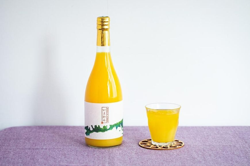 【愛媛県産】田縁農園の無添加100% いよかんジュース（720ml×3本） ストレート果汁100％ IKTA009