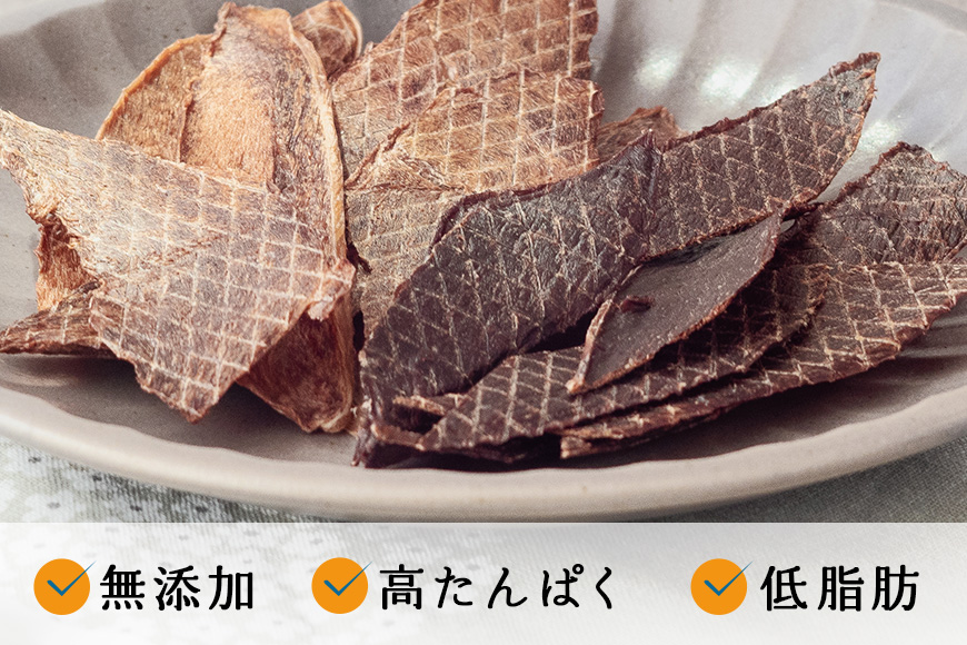 猪＆鹿ジャーキー (犬用おやつ) 各3袋  添加物不使用 国産 ペットフード お肉 おやつ いぬ ドッグフード ジビエ ドライ 猪肉 鹿肉 犬