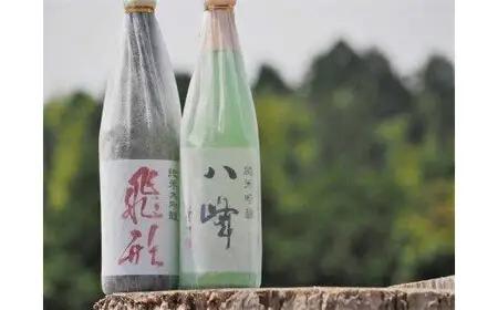 ＜純米大吟醸＞飛形＜純米吟醸＞八峰【720ml】2本セット 日本酒 お酒 飲み比べ 逸品 福岡県 八女市 015-020