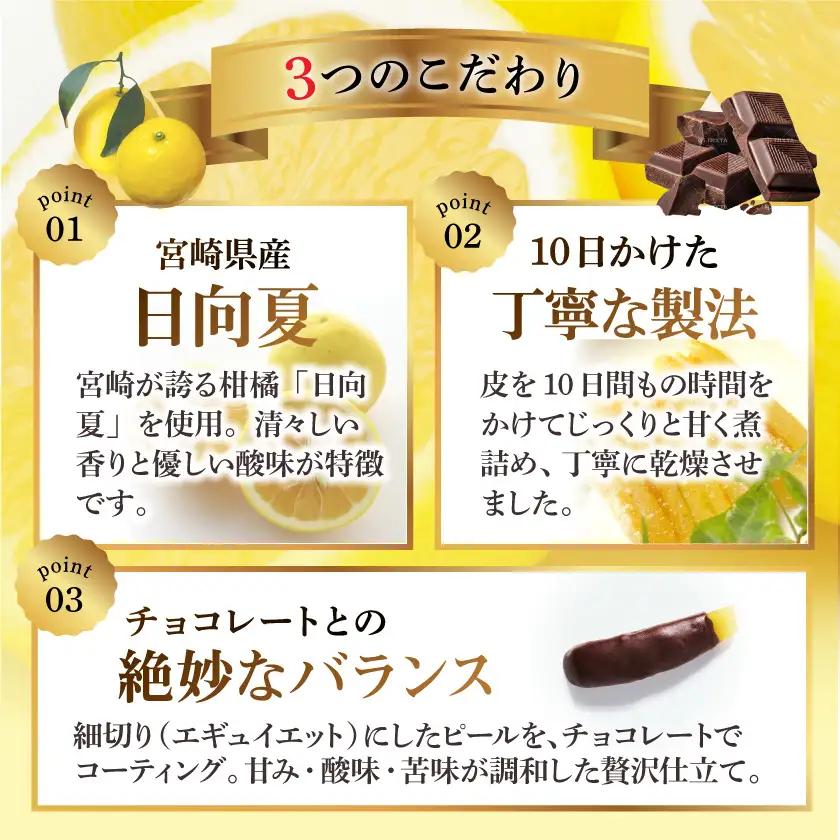 日向夏のエギュイエット〔LDK-C2-002〕_(都城市) 日向夏 エギュイエット チョコレート菓子 スイーツ 贈り物 2027年2月中にお届け