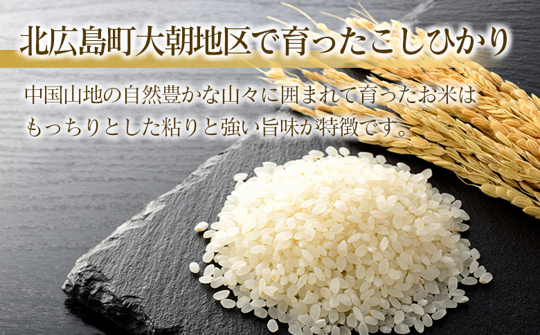 『定期便』12回 毎月お届け おおあさこしひかり 精米 1kg×4袋 資源循環米 環境保全米 3-R