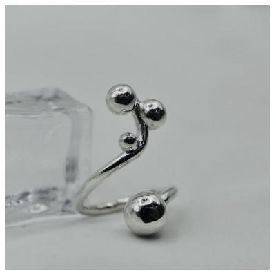 ふるさと納税 瑞浪市 シルバーリング「うにょうにょ」 |  | 03