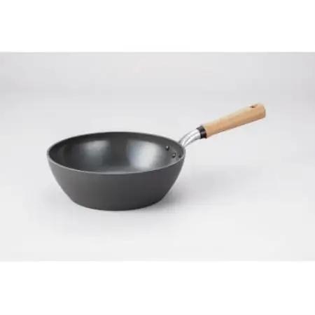 【IH対応】IHセンレンキャストグリーン　セラミック深型フライパン　24cm【1725334】