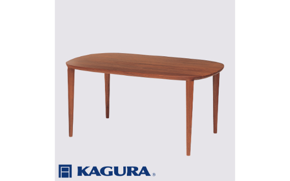 
            家具蔵 KAGURA テーブル グレース 1650 ウォールナット材 家具 ダイニング 木材 無垢材 職人 手作業 天然木 高級木材 無添加 安全 ジャパニーズモダン 高級家具 熟練 無着色 おしゃれ 天然木無垢材 温もり シンプル 洗練
          