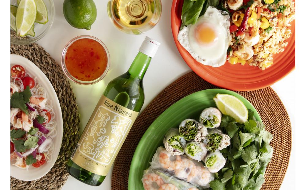 林農園 五一わいん 酸化防止剤無添加 完熟ナイヤガラ 白 甘口 720ml × 2本 発売元 株式会社片山