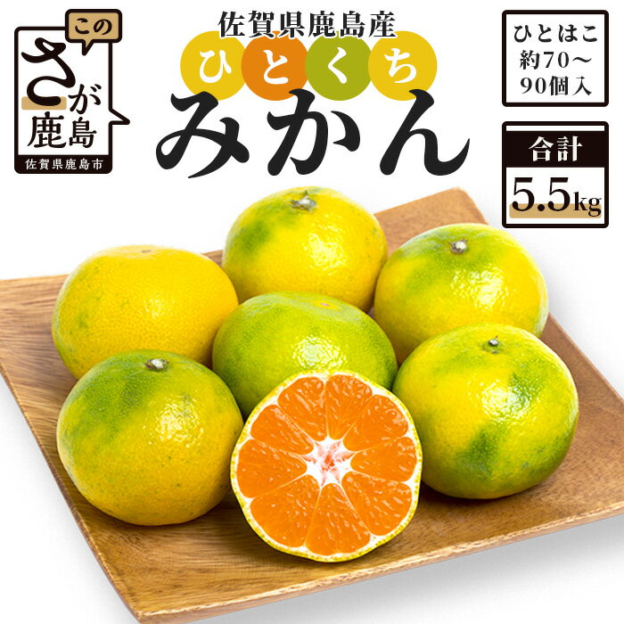 【ふるさと納税】【先行受付】《10月頃からお届け》★4.87 平倉果樹園のひとくちみかん 約5.5kg〜11kg｜ふるさと納税 みかん 小玉 ミカン 果物 フルーツ 蜜柑 お取り寄せ ギフト 温州みかん 早生 早生みかん 国産 佐賀県産 佐賀県 鹿島市 ふるさと 人気 送料無料 AA-37
