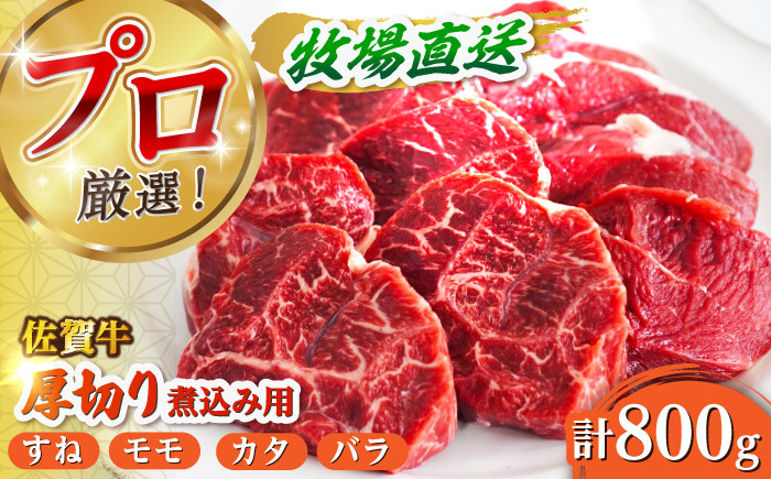 
            佐賀牛煮込み肉 800g【株式会社佐賀セントラル】
          