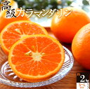 【ふるさと納税】【限定】 【先行予約】主井農園 高級 カラマンダリン 2kg サイズ混合【ミカン 蜜柑 春みかん 柑橘】