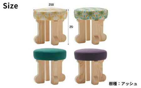 BAOBAB LAND キッズチェア スツール 子供 椅子 2脚 木製 天然木 北欧  K-103【12_5-003】