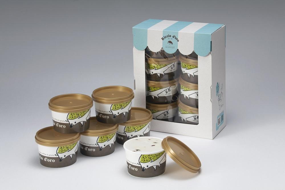 リッチョドーロのジェラート 厳選人気フレーバー６種ギフトボックス