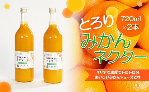 
            とろり　みかんネクター720ml×2本［IKE225］
          
