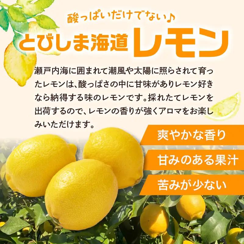 【先行受付】【2026年10月上旬～発送】とびしま海道レモン 2kg 秀品　ku212-002-26