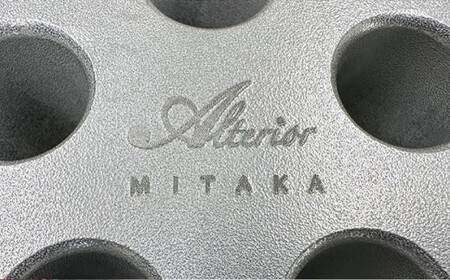 【受皿：テラコッタ】 コンパクト 傘立て （ロゴあり） 傘 カサ 傘立 アルミ製 かさたて かさ立て 傘たて ロゴ 受け皿 シンプル 倒れにくい カフェ サロン 高級感 安定感 業務用 家庭用 静岡 