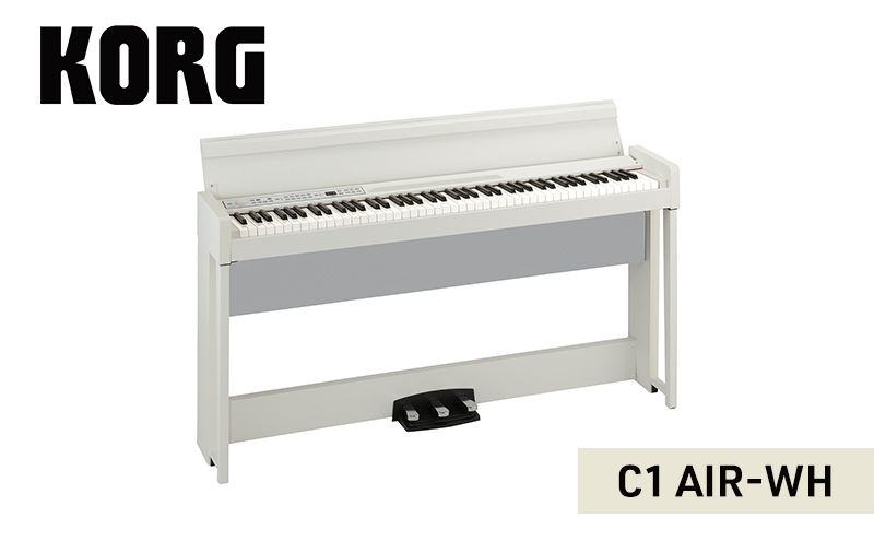 
                  [№5334-0724]KORG C1 AIR-WH　ピアノ 電子ピアノ デジタルピアノ 電子楽器 日本製 RH3鍵盤 Bluetooth対応 88鍵盤 ホワイト
                