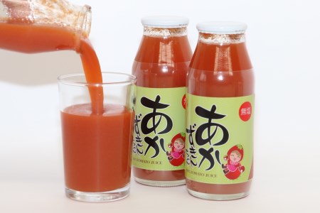 朝もぎ完熟トマトジュース【無塩】あかずきんちゃん 180ml×30本【A-05】