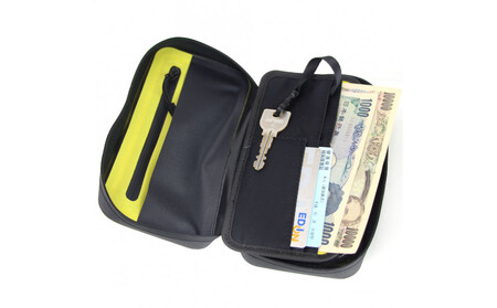 R250 防水スマートライドポーチ  スーパーDX3 フルオープン  W小銭入れ ブラック