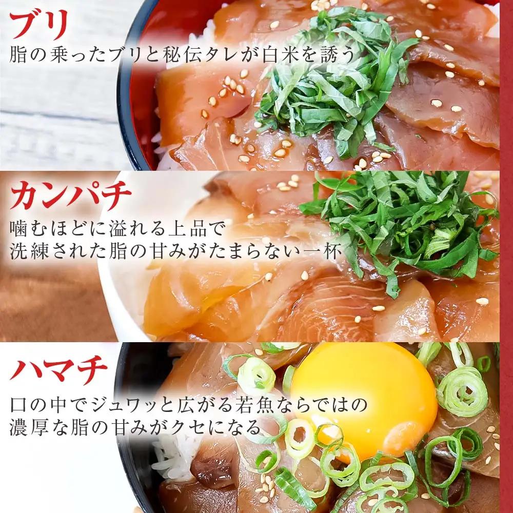 漬け丼 海鮮5種食べ比べセット 訳あり 80g×5P【漬け丼】