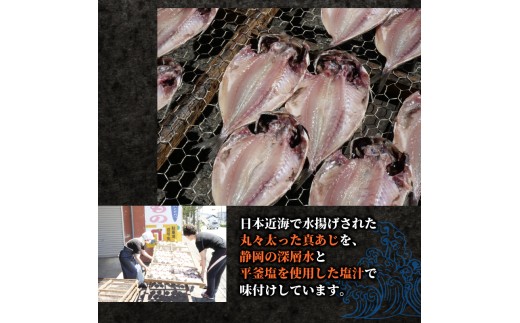 国産 アジ 干物 醤油 塩 2種 10枚 セット 食べ比べ 冷凍 鯵 小サイズ 食べやすい あじ ひもの 魚 簡単 カネトモ 水産 沼津 静岡 ヒモノ ひもの 干物 あじ アジ 鯵