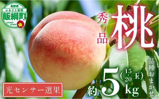 【 2026年 先行予約 】 桃 5kg 秀品 訳あり 《 品種おまかせ「 