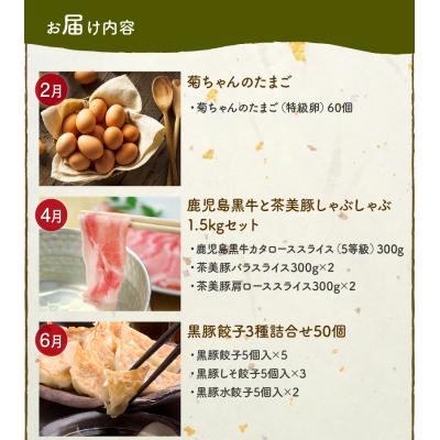 ふるさと納税 南九州市 【発送月固定定期便】南九州まんぞく定期便ハーフ全6回 |  | 02