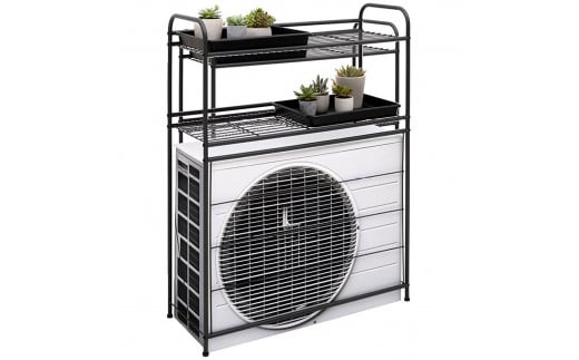 
            98922500 室外機ラック 2段 約幅85.6cm×奥行33.6cm×高さ112cm
          