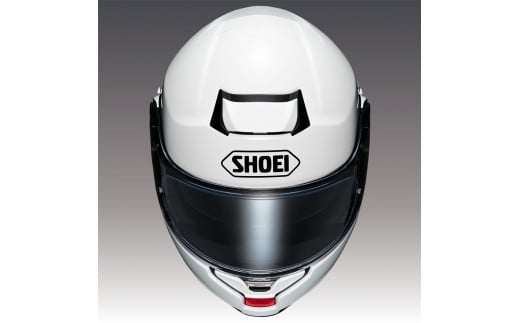 SHOEIヘルメット「NEOTEC 3 ルミナスホワイト」XL フィッティングチケット付き｜フリップアップ システムヘルメット ネオテック フルフェイス フェイスカバー バイク ツーリング ショウエイ