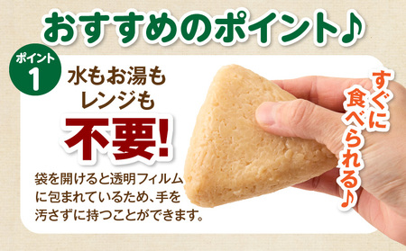 おにぎり しょうゆ味 おにぎり[10個 醤油味 非常食]