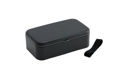 箸付き 弁当箱 1000ml 1段 ランチボックス お弁当 18cm 大人 メンズ バイオマス環境に配慮したランチボックス アッシュカラー アッシュブラック 黒【子供 食洗機可 電子レンジ可 仕切付 ランチベルト】 スケーターPLB10HB 672408 奈良県 奈良市 なら 6-307