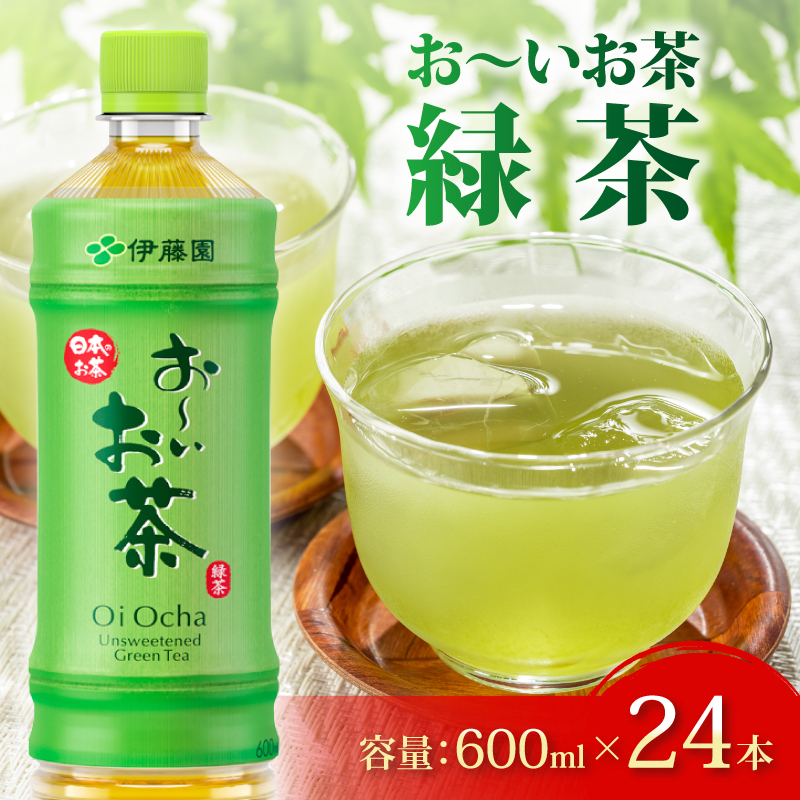 131-29 おーいお茶 緑茶 600mL × 24本 防災備蓄 茶 ペットボトル 飲料 伊藤園