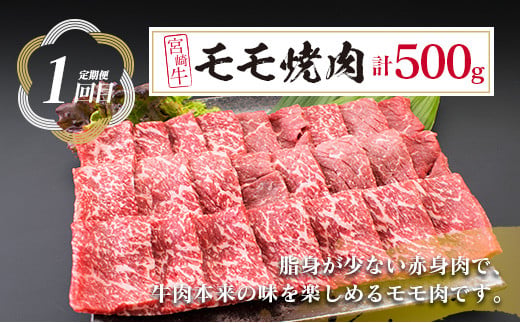 【令和8年6月から毎月配送】3か月定期便 月替わりで堪能!! 宮崎牛 イチオシ 焼肉 セット お楽しみ 定期便 総重量1.5kg ブランド牛 牛肉 黒毛和牛 国産 霜降り 赤身 人気 おすすめ 高級 