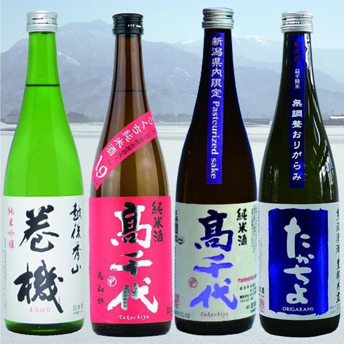 たかちよ 純米系お手軽バラエティーセット(720ml×4本)