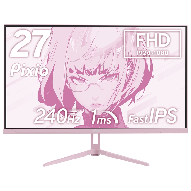 Pixio ゲーミングモニター 27インチ FHD 240Hz Fast IPS ピンク PX279WAVEK【 神奈川県 小田原市 】