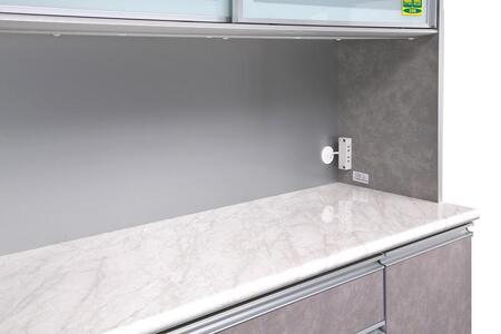 （ムラミグレー）【開梱設置】 オッド キッチンボード 幅130cm 耐震 引き戸 食器棚 オープンボード 完成品 カップボード ダイニングボード 130幅 大川家具