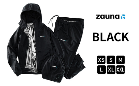 zauna suit / ザウナスーツ　BLACK　ブラック　着るサウナ XS