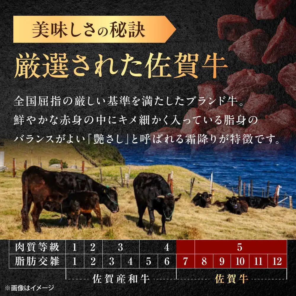 【3回定期便】佐賀牛 サイコロステーキ 500g /MKミート武雄[UEM025] ステーキ