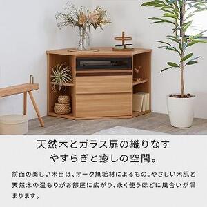 ブレイク １２０AVコーナーボードH ハイタイプ 【オークブラウン】【モーブル】【大川家具】