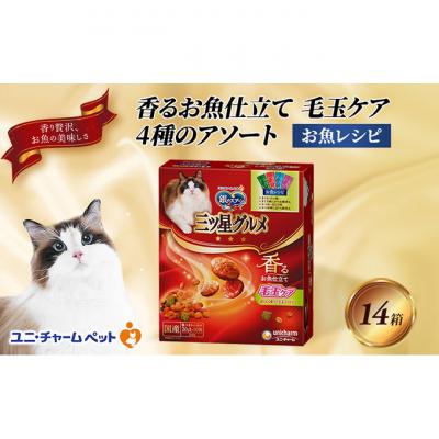 ふるさと納税 伊丹市 銀のスプーン三ツ星グルメ 香るお魚仕立て毛玉ケア4種のアソート お魚レシピ[54030336]