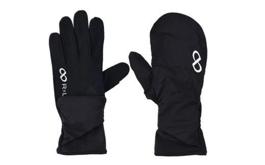 0024-003　R×L（アールエル）ウィンドフード付 マルチグローブ ブラック Mサイズ