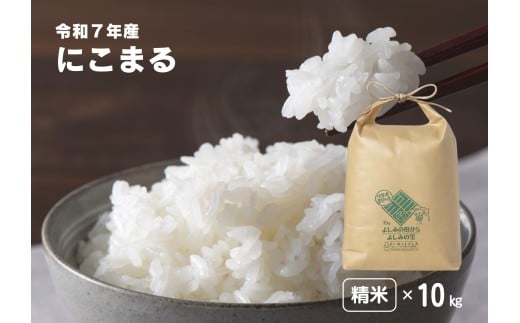 【令和7年産】埼玉県比企郡吉見町産 にこまる【精米】10kg