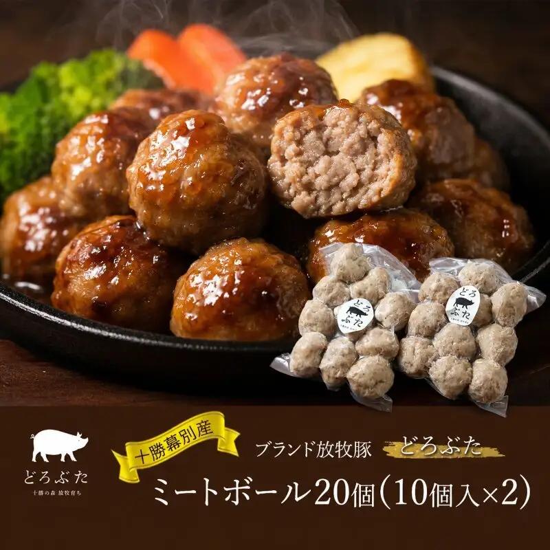 どろぶた ミートボール 10個入×2 ブランド放牧豚 ミートボール