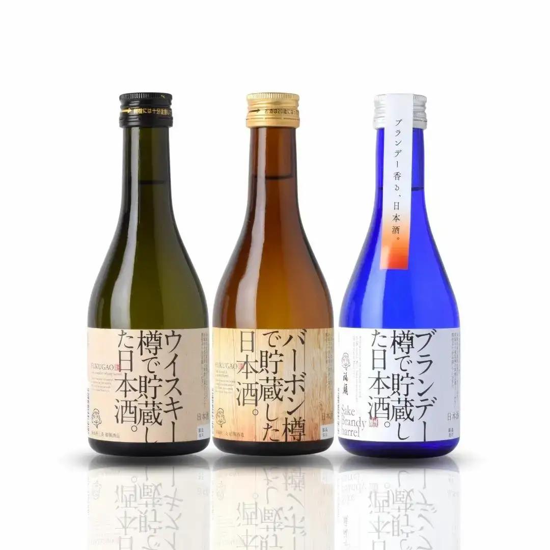 洋酒樽で貯蔵した日本酒（300ml×3本）飲み比べセット 新潟県 日本酒 ギフト [福顔酒造] 【010S094】