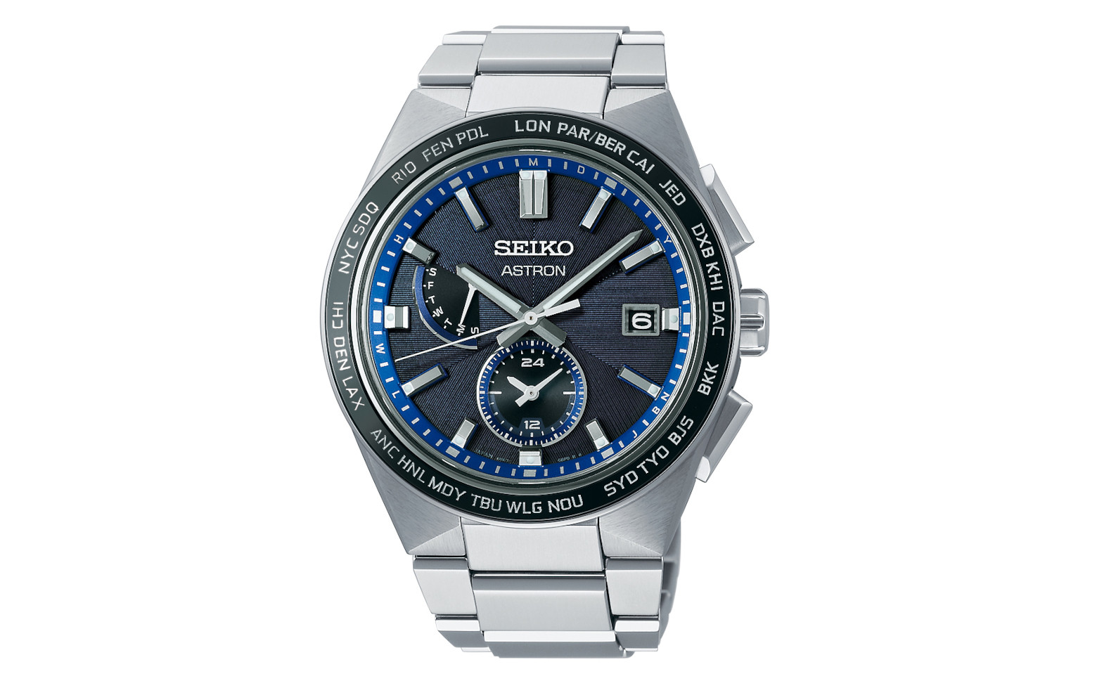 
SEIKO アストロン SBXY051（ソーラー電波） | 高精度 セシウム原子時計 ソーラー電波モデル 標準電波 受信 時刻修正 光エネルギー 電気エネルギー 1969年 セイコー 長野県 塩尻市
