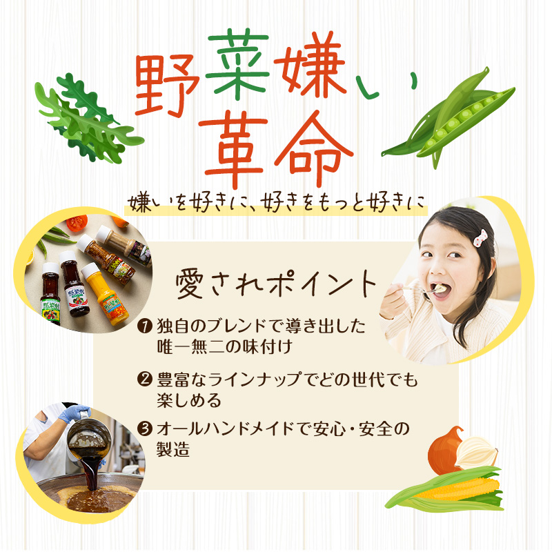 野菜村ドレッシング　プチセットと7本ドレッシングセット　C 調味料 ポン酢 ぽん酢 