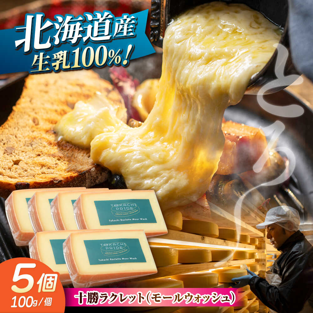 【ふるさと納税】 北海道 十勝ラクレット モールウォッシュ 100g×5個《足寄町》【合同会社あしょろチーズ工房】 チーズ ラクレット ラクレットチーズ モールウォッシュ ウォッシュチーズ [BEAU004]
