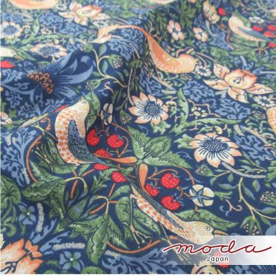ふるさと納税 和歌山市 【クッションカバー45×45】ベストオブモリス いちご泥棒ネイビー MR-4545I-NB |  | 01