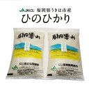 【ふるさと納税】JAにじ ひのひかり 白米 10kg・20kg 2024年12月上旬より順次出荷予定