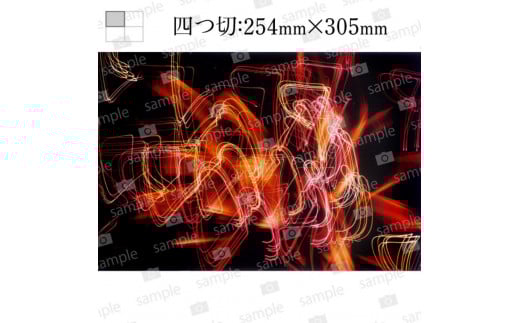 石原 健哉撮影写真 四つ切「華の舞」伊賀 2019年(額付き）